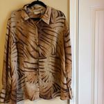 Apostrophe Vintage sheer button up blouse Photo 1