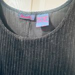 Denim And Co Vintage Corduroy Black Jumper Dress Y2K pockets sz M 100% cotton Size M Photo 1