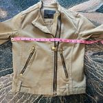 ZARA  BASIC Tan Cargo Utility Jacket XS Full Zip Asymmetrical Y2K Streetwear Photo 12