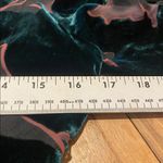 Max Studio  Velvet Burnout Woodland Fairy Babydoll Tiered Flutter Slv Green M Photo 6