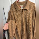 st. john's bay St. John’s Bay Fisherman Knit Zip-Up Sweater – 3X Photo 3