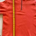 Tommy Bahama  Men's Thickened Sweatshirt 1/4 Zip Orange Size M Long Sleeves  Photo 7
