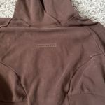 Alphalete Brown Cropped Hoodie Size Small Photo 1