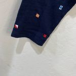 Charter Club  Women's Cotton Embroidered Top Blue Size Petite Large A25‎ Photo 4