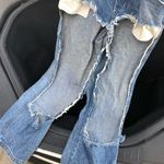 LF Carmar Cutout Overalls Denim Jean Pants Blue Medium Photo 3