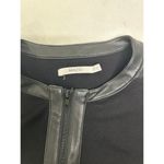 Bailey 44 Jack Pine Jacket Women’s M Black Full Zip Stretch Ponte Vegan Leather Photo 3