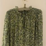 Free People  spring longsleeve blouse size M Photo 1