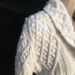 City Knit Ivory Chunky Button Up Long Sleeve Cardigan Sweater XL Photo 3