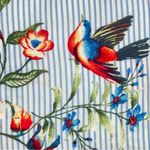 Soprano  Bird Floral Off Shoulder Striped Dress Size XS Photo 4