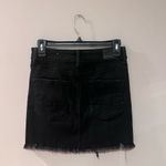 American Eagle  Black Jean Skirt Size 0 Regular Photo 1