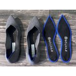 Rothy's The Point Cloud Grey Birdseye Ballet Flats Shoes Size W7.5 Photo 4