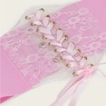 Fairy Fairycore Floral Pastel Pink Lolita Harajuku Corset Belt Photo 1