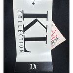 KL Collection Vintage‎ Black Knit Dress Pants Stretch Pull On Career Casual 1X Photo 3