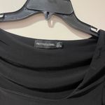 Pretty Little Thing  Elegant Black Long Sleeve Crop Top Photo 2