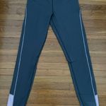 Bebe Sport Gray with Pink & White Inside Pocket Athletic Leggings, size XS Photo 0