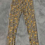 LuLaRoe  Leggings Black & White Pinstripe Jack Skellington Halloween One Size Photo 4