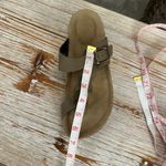 Cushionare Cushionaire Libby Taupe Braided Slip-On Sandals Women’s 8M Suede Footbed Comfort Photo 12