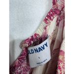 Old Navy  Waist-Defined Floral Cold-Shoulder Cutout Smocked Mini Dress Size Large Photo 2