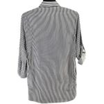 Baukjen Shirt Dress 6 Blue White Stripe Button Tie Belt Modern Nautical Preppy Photo 5