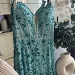 Sophia Thomas Blue Strapless Homecoming Dress Size 2 Photo 0