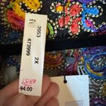 NWT Raquel‎ Colorful Paisley Women's Jacket Embroidered, 2XL Size 2X Photo 4