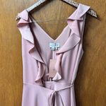 BHLDN NEW  Sachin + Babi Tansy Wrap Dress Gown Sleeveless Ruffle Light Pink 4 NWT Photo 6