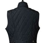Westport Black Quilted Vest Zip Front Snap Pockets Padded Women's Size Large Photo 7