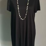 Socialite  Women’s Black Short Sleeve Jersey Mini Dress Pool Beach Resort Coverup Photo 8