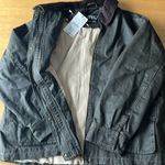 ZARA Corduroy Collar Wax Jacket Photo 7