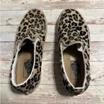 Vans  Slip On Sneakers Women's Size 6 Leopard Animal Print Canvas Shoes Comfy Photo 1