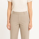 L.L.Bean Women's Wide Leg Pants MP Beige Photo 0