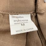 Womens Cargo‎ Pants Size Medium #1027 Brown Photo 2
