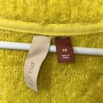 Anthropologie Pilcro  Yellow Fuzzy V-neck Oversized Sweater(Size XS) Photo 6