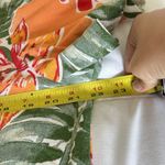 Coral Bay  Woman Blouse Top Blue Large Geometric Bead Nautical Long Sleeve V Neck Photo 3