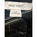 Nine West Vegan Black Leather Wide Leg Pants Retro Trend Women 14 Photo 4
