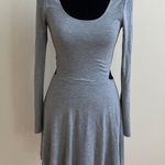 Garage Grey Skater Dress w/ Cut Outs Photo 0