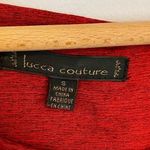 Lucca Couture Urban Outfitters Metallic Red Short Dress Cutout Small Photo 9