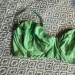 Vix Paula Hermanny  Green Camo Corset Lined Bikini Top Size Large Photo 2