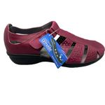 Propet WSX023L April Fisherman Sandal Burgundy Ortholite Insole NEW! Size 8.5N‎ Red Photo 4