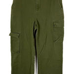 Aritzia  TNA Army Green Cargo Pants Straight Leg Photo 0