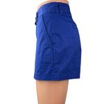 Vineyard Vines  Women's Blue Mid Rise Button Zipper Casual Chino Shorts Size 6 Photo 1