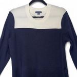 Tommy Hilfiger  Navy & Cream Contrast Knit Sweater Dress size XL Photo 2