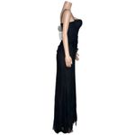Majorelle Salma Floral Lace Gown, Black, Medium Photo 10