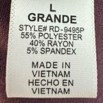 Zenana Outfitters New Casual Travelers Dress Women's Size L Flare Short Sleeve Eggplant Photo 7