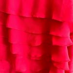 EXPRESS women’s ladies ruffled tiered tank top camisole large fuchsia Photo 1