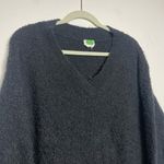 Anthropologie Women’s M V-Neck Fleece Sweater Long Sleeve Winter/Fall Wool Blend Photo 1