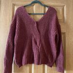 Maurice's  large soft back detail long sleeve pink sweater ptp 22 L18 Photo 1