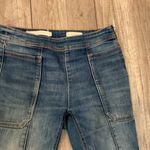 Pilcro and the Letterpress Pilcro Flare Leg Jeans Patchwork Pockets High Rise Denim Size 26 Photo 5