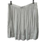 Banana Republic  GODDESS Pleated Silver Screen Skirt Women's Size 12 NEW Photo 7