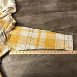 American Eagle Cozy Cabin hooded yellow  flannel size Large Photo 4